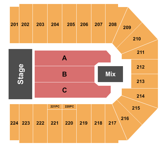 EJ Nutter Center Trans-Siberian Orchestra Seating Chart